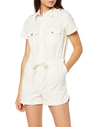 New Look Petite P Zesty Short Sleeve Mono Corto, Blanco Roto (Off White 12), 42 para Mujer