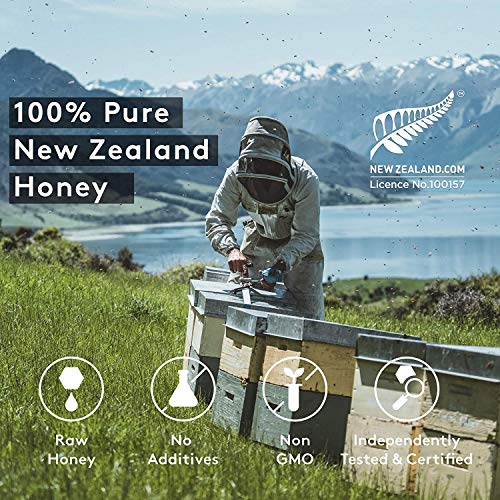 New Zealand Honey Co. Miel de Manuka MGO 1122+ / UMF 24+ | Nueva Zelanda Miel 100% Pura y Saludable | 250g