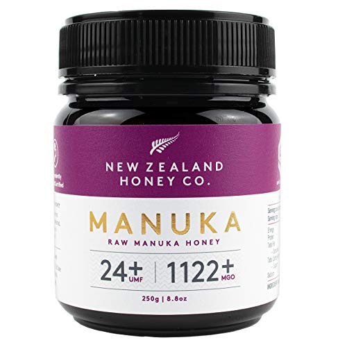 New Zealand Honey Co. Miel de Manuka MGO 1122+ / UMF 24+ | Nueva Zelanda Miel 100% Pura y Saludable | 250g