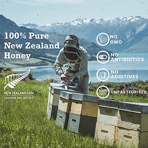 New Zealand Honey Co. Miel de Manuka MGO 514+ / UMF 15+ | Nueva Zelanda Miel 100% Pura y Saludable | 250g
