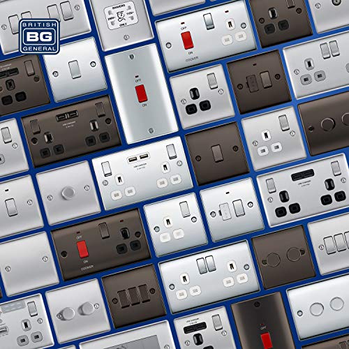 Nexus BRUSHED STAINLESS SSWITCHED FCU - interruptores de luz