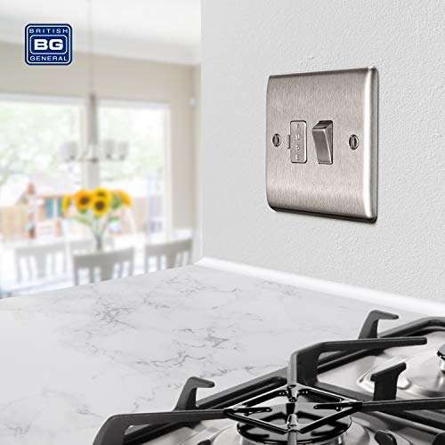 Nexus BRUSHED STAINLESS SSWITCHED FCU - interruptores de luz