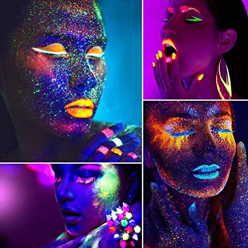 N/I Makeup Glow Eyeshadow, 24 Colores de Paleta de Sombras de Ojos, Sombras de Ojos cosméticas ahumadas Profesionales Silky Rainbow Blue Red Orange Purple Green