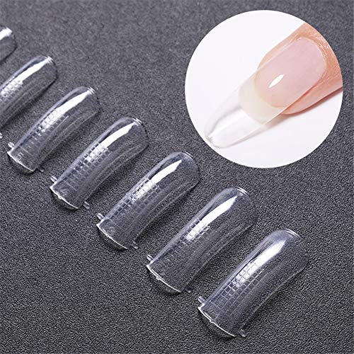 NICOLE DIARY 100 Unids Claro Sistema de Uñas Forma Cubierta Completa Construcción Rápida Gel Molde Consejos Extensión Del Dedo Del Clavo UV Gel Constructor Herramienta de BRICOLAJE de Manicura