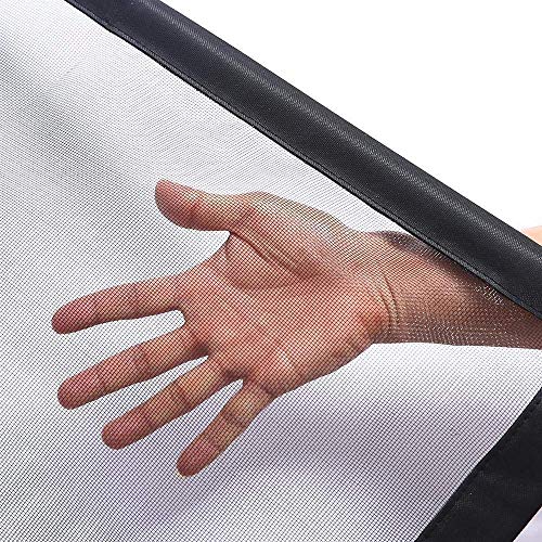 Nifogo Magic Gate Portátil y Plegable Safe Guard Cerramiento de Seguridad para Mascotas Dog Cat Fences, Net de Aislamiento para Mascotas Paredes de Puertas de Coche Stairwells (72 x 180 cm)
