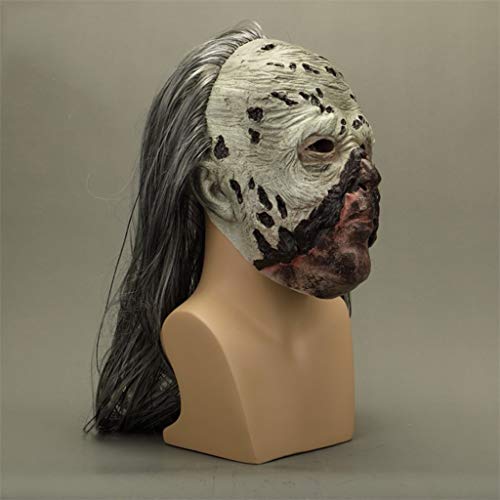 nihiug Walking Dead Cos Beta - Máscara para Disfraz de Ninja, Gris, Talla única