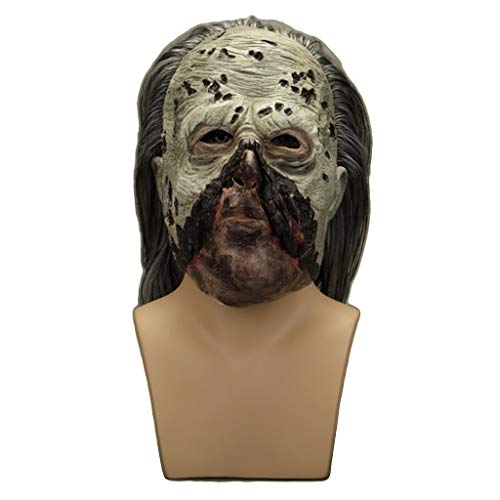 nihiug Walking Dead Cos Beta - Máscara para Disfraz de Ninja, Gris, Talla única
