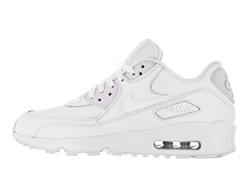 Nike Air MAX 90 LTR (GS), Zapatillas Unisex Niños, Blanco (White/White 100), 36.5 EU