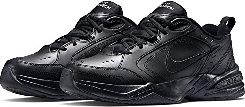 Nike Air Monarch IV, Zapatillas de Gimnasia para Hombre, Negro (Black/Black 001), 43 EU