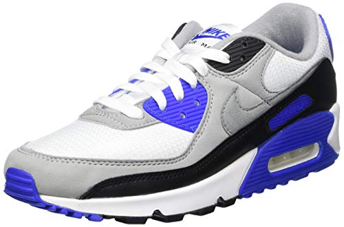 Nike CD0881, Zapatillas para Correr para Hombre, White Particle Grey Hyper Royal Black Lt Smoke Grey, 38.5 EU