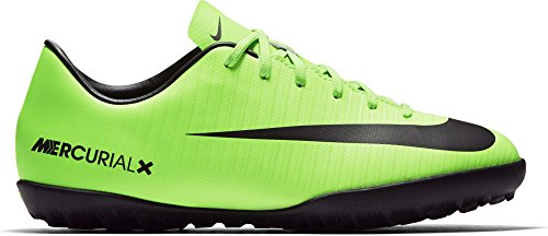 Nike Jr Mercurialx Victory Vi TF, Zapatillas de fútbol Sala Unisex niños, Verde (Electric Green/Blk-Flsh LM-Wht), 38 EU