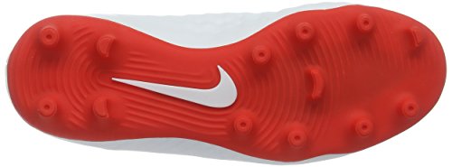 Nike Jr Obra 2 Club FG, Zapatillas de Fútbol Unisex Niños, Multicolor (White/Mtlc Cool Grey-Lt Crimson 107), 36.5 EU