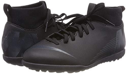 Nike Jr Superfly 6 Club TF, Zapatillas de Fútbol Unisex Niños, Negro (Black/Black 001), 36 EU
