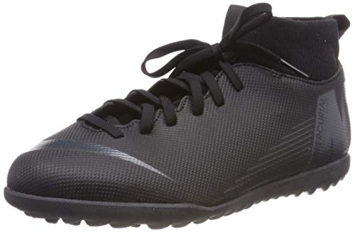 Nike Jr Superfly 6 Club TF, Zapatillas de Fútbol Unisex Niños, Negro (Black/Black 001), 36 EU