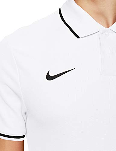 Nike M TM Club19 SS - Polo, Hombre, White/Black, M