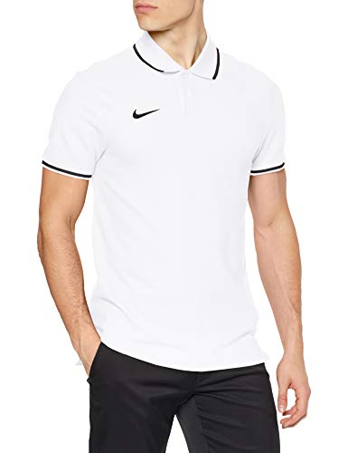 Nike M TM Club19 SS - Polo, Hombre, White/Black, M