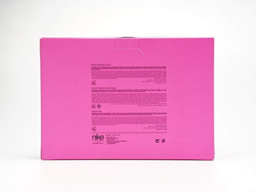 Nike Ultra Pink Woman EdT 100ml/ Gel Baño 75ml/ Body Lotion 75ml