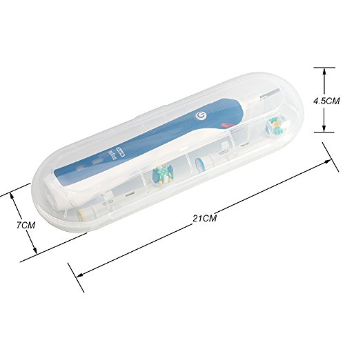 nincha portátil estuche de viaje cepillo de dientes eléctrico de plástico de repuesto para Oral-B Pro Serie