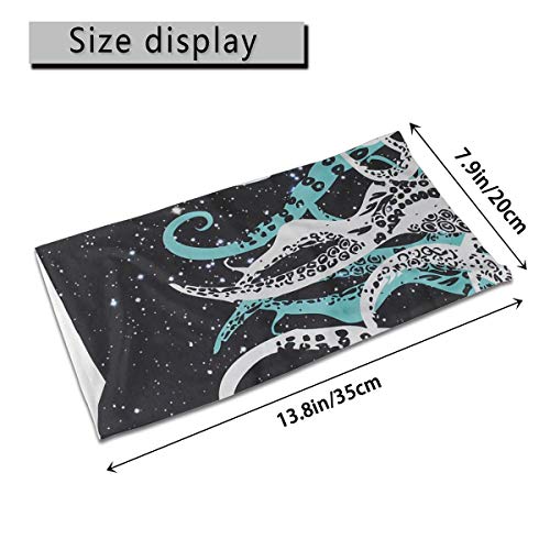 Niños Cara Protector Toalla Pulpo Pies Galaxy Sky 3d Impreso Sunproof Transpirable Cuello Bufanda Para Al Aire Libre O Uso Diario