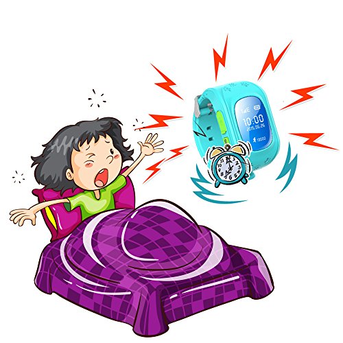 Niños Smartwatch Teléfono Localizador GPS, Reloj de Pulsera Inteligente con Chat de Voz SOS Cámara Despertador Reloj Digital Mejor Regalo Niño y niña de 3 a 12 años Compatibles con iOS Android,Azul