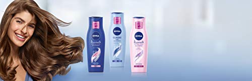 Nivea - Champú para el cabello suave (250 ml), champú nutritivo con proteínas de leche, champú intensivo para cabello fino