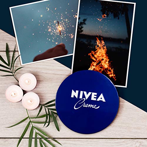 NIVEA Creme (1 x 30 ml), crema hidratante corporal y facial para toda la familia, crema universal para una piel suave e hidratada, crema multiusos