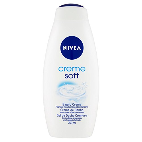NIVEA - Creme soft - Gel de ducha cremoso con aceite de almendras y un fragancia delicada - 750 ml