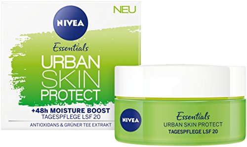 Nivea Cuidado con factor de protección Protección contra el medio ambiente Influencias elevado, luz de día, Urban Skin Protect, 3 Pack (3 x 50 ml)