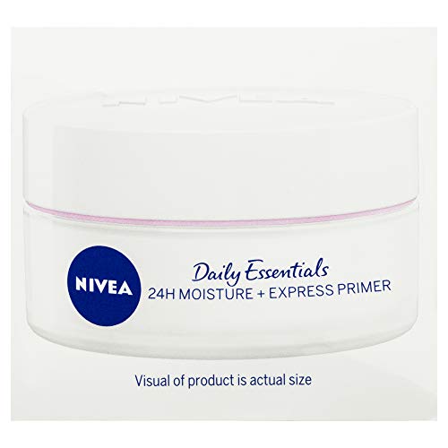 Nivea - Daily Essentials Extress hydrating primer Dry , crema hidratante, pack de 3 (3x 50ml )