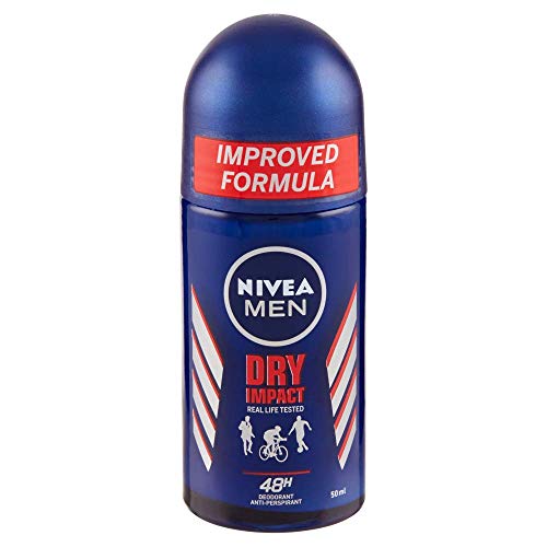 Nivea Dry Impact Men Desodorante Roll-On - 6 paquetes de 50 ml