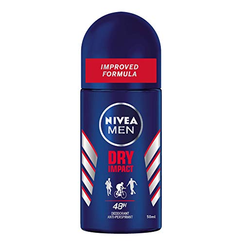 Nivea Dry Impact Men Desodorante Roll-On - 6 paquetes de 50 ml