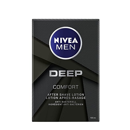 Nivea Men Deep Comfort, Loción After Shave ,Antibacteriano, 1er Pack, (1 X 100ml)