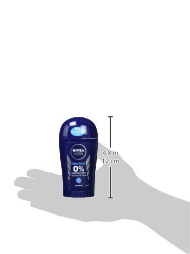Nivea Men - Desodorante en barra Fresh Active, lote de 6 unidades (6 x 40 ml), sin aluminio, con fórmula refrescante, 48 horas de protección y cuidado de la piel