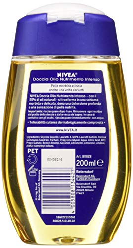 Nivea Natural Oil Gel de Ducha - 6 de 200 ml. (Total 1200 ml.)