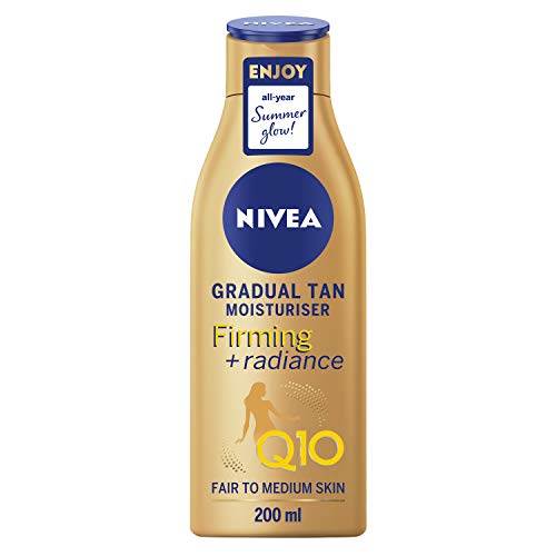 NIVEA NIVEA Body Q10 - Hidratante corporal gradual bronceado de feria a mediana