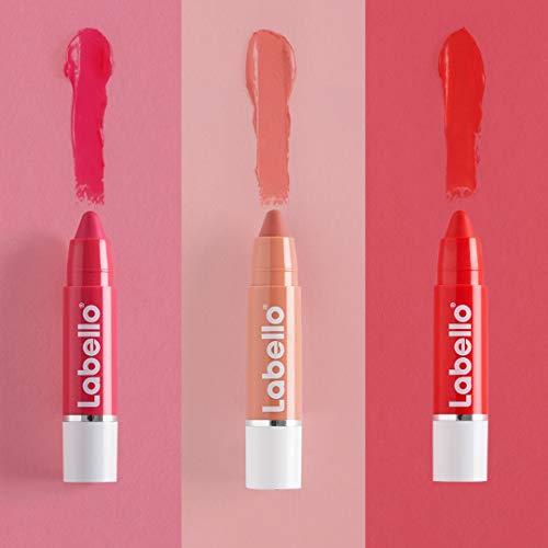 Nivea Pintalabios con labello auténtica Cuidado, Nude, 3 Pack (3 x 3 G)