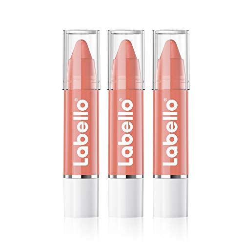 Nivea Pintalabios con labello auténtica Cuidado, Nude, 3 Pack (3 x 3 G)