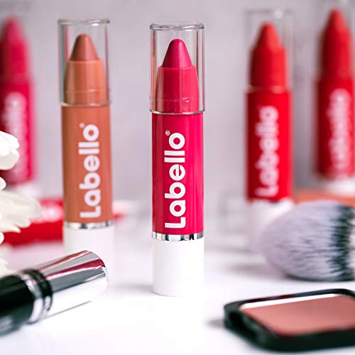 Nivea Pintalabios con labello auténtica Cuidado, Rosa, 3 Gr