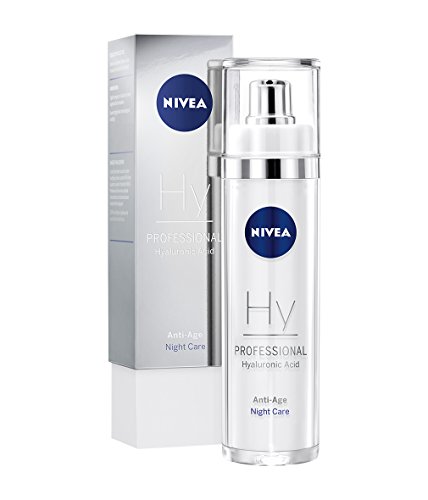 NIVEA PROFESSIONAL Ácido hialurónico, crema de noche facial, innovadora crema antiarrugas con ácido hialurónico, crema facial reafirmante para reducir las arrugas, 1 x 50 ml