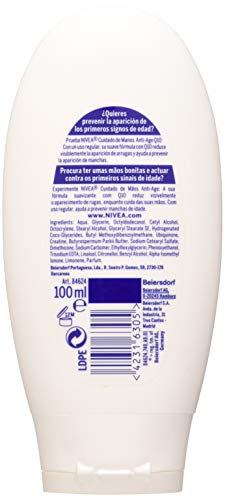 NIVEA Q10 Crema de Manos Antiedad en pack de 6 (6 x 100 ml), crema con coenzima Q10 y filtros UV, crema antiedad para reducir los signos del envejecimiento