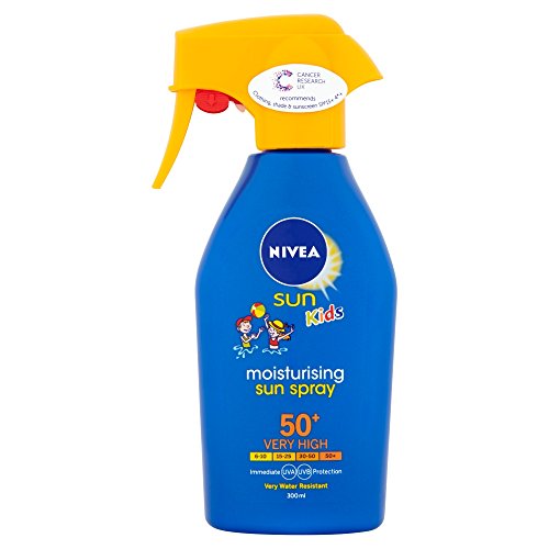 NIVEA SUN Kids 50 Plus Spray solar hidratante, 300 ml