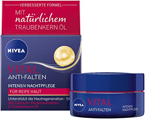 Nivea Vital - Cuidado de noche intensivo antiarrugas, 50 ml
