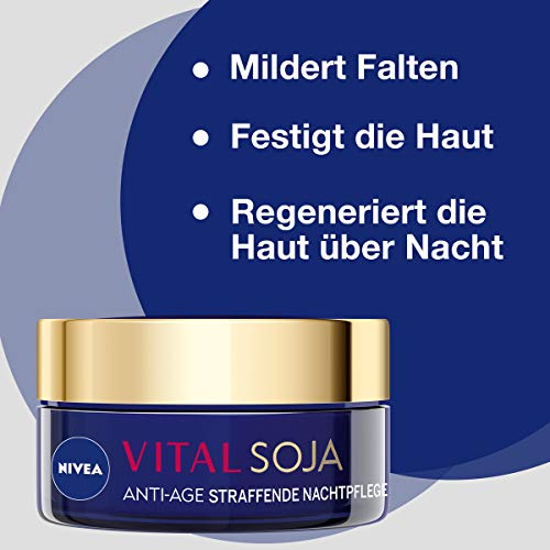 Nivea Vital Soja Anti-Age - Crema reafirmante de noche (50 ml)
