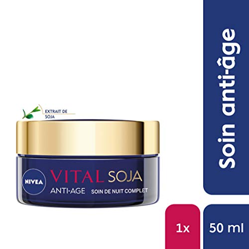 Nivea Vital Soja Anti-Edad Noche completa Cuidado de la piel madura 50ml