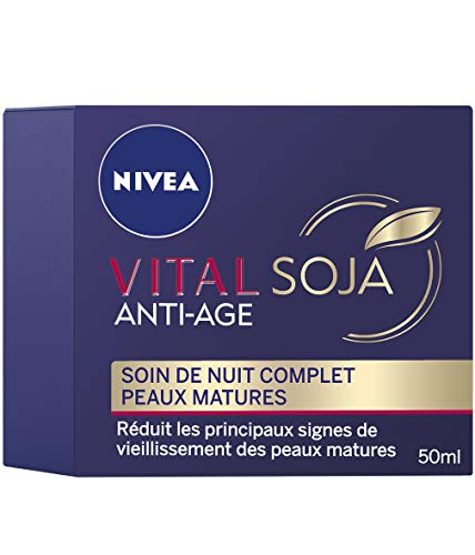 Nivea Vital Soja Anti-Edad Noche completa Cuidado de la piel madura 50ml