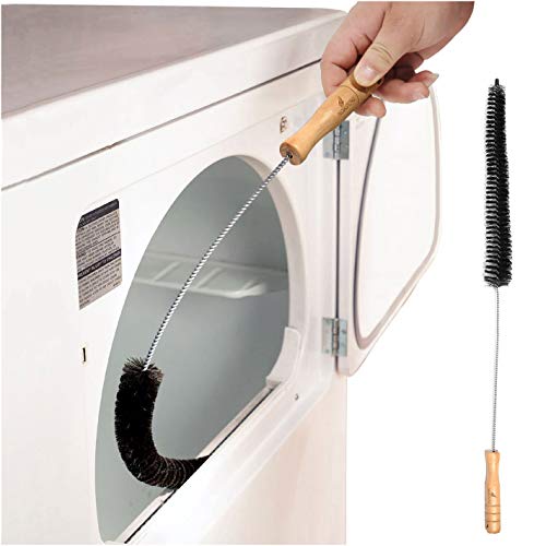 Noa Store Secadora de ropa pelusa Vent Trampa cepillo más limpio de gas de escape eléctrico de Prevención de Incendios - Hecho de acero inoxidable (paquete de 1)