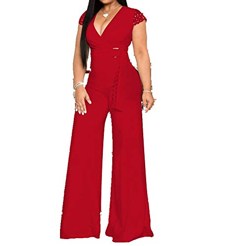 NOBRAND Mono sin mangas para mujer Rojo rosso L