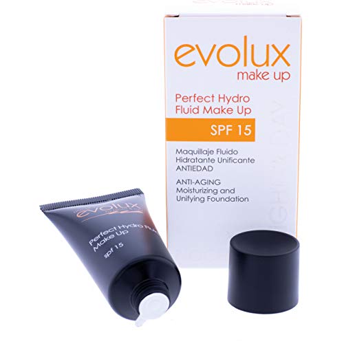 NOCHE Y DÍA EVOLUX BY NIGHT AND DAY Maquillaje Fluido Hidratante Unificador, 35 ml, Pack de 1