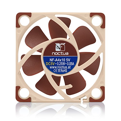 Noctua NF-A4x10 5V, Ventilador Silencioso, 3 Pines, Versión de 5V (40x10 mm, Marrón)