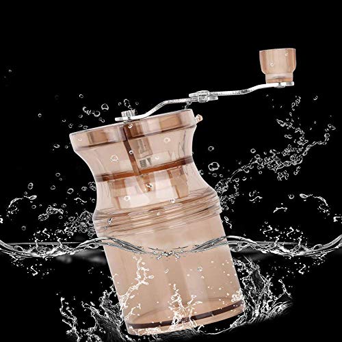 None Branded Molinillo de café Manual portátil - Molino de Granos de café de Mano con Rebabas de cerámica, Mini máquina de café para Viajes de Oficina al Aire Libre